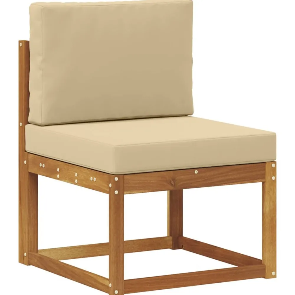 vidaXL Conjuntos De Muebles-Conjunto de sofás de exterior con cojín 4 pcs