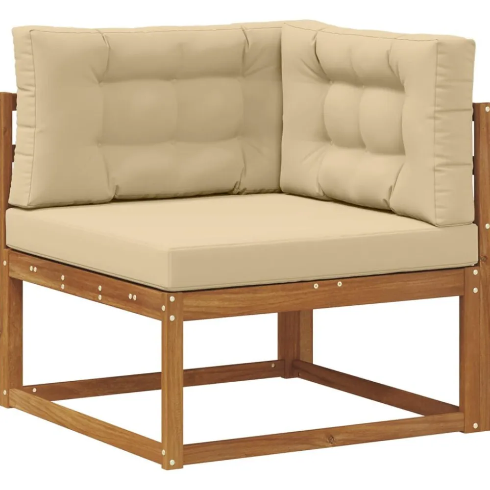 vidaXL Conjuntos De Muebles-Conjunto de sofás de exterior con cojín 6 pcs