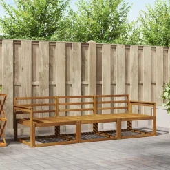 vidaXL Conjuntos De Muebles-Conjunto de sofás de exterior 3 pcs