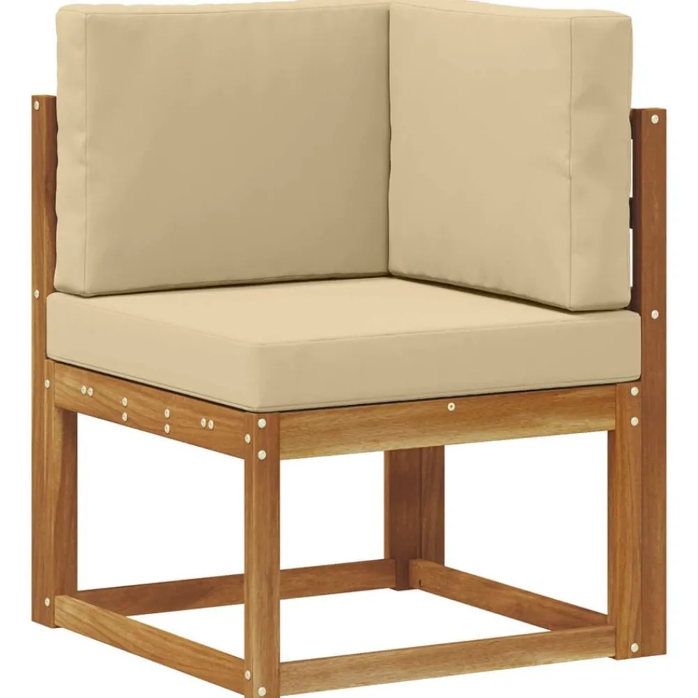 vidaXL Conjuntos De Muebles-Conjunto de sofás de exterior con cojín 6 pcs