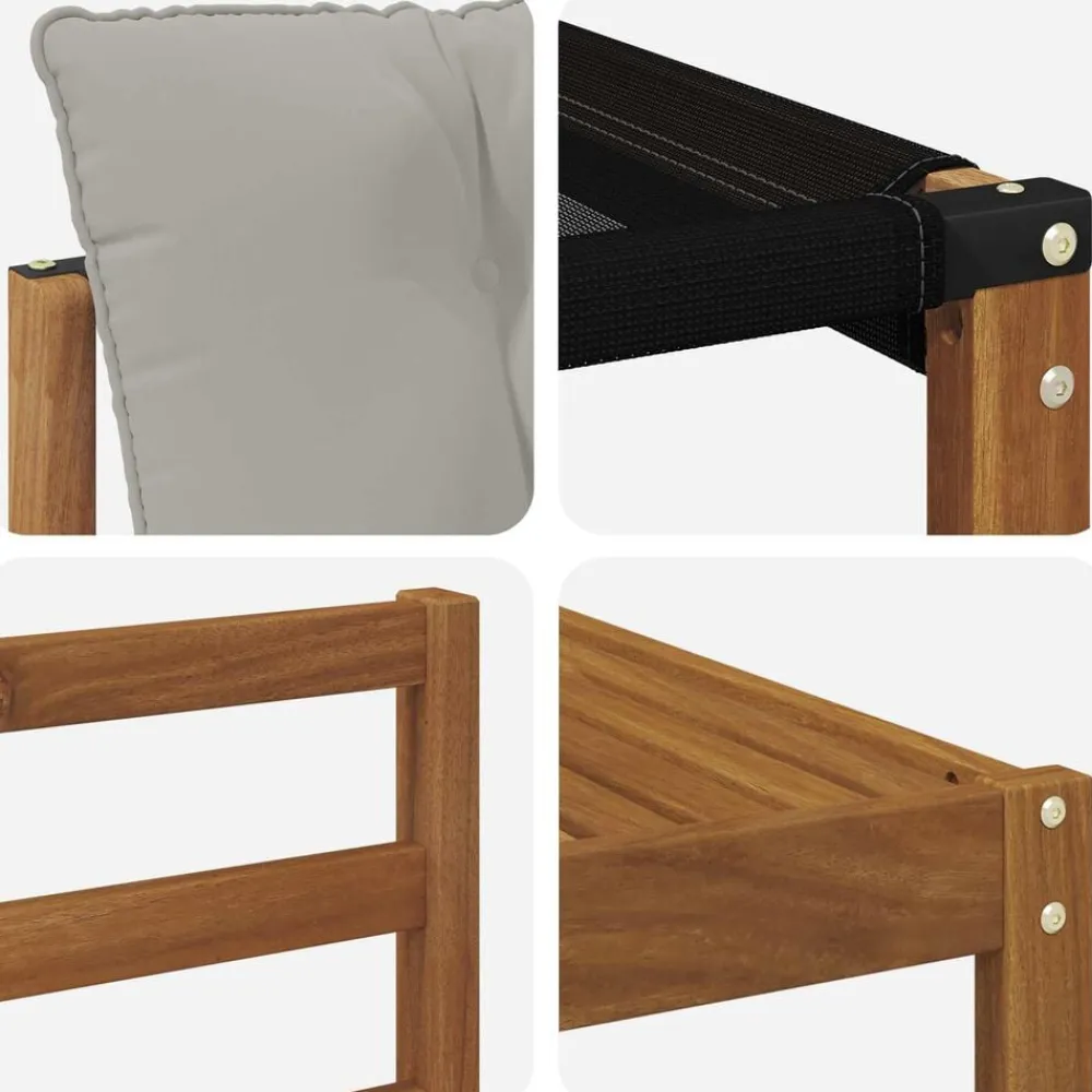 vidaXL Conjunto de sofás de exterior 8 pcs Gris Natural y Claro Gris claro y natural Outlet
