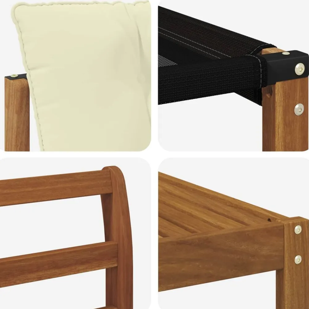 vidaXL Conjuntos De Muebles-Conjunto de sofás de exterior con cojín 9 pcs
