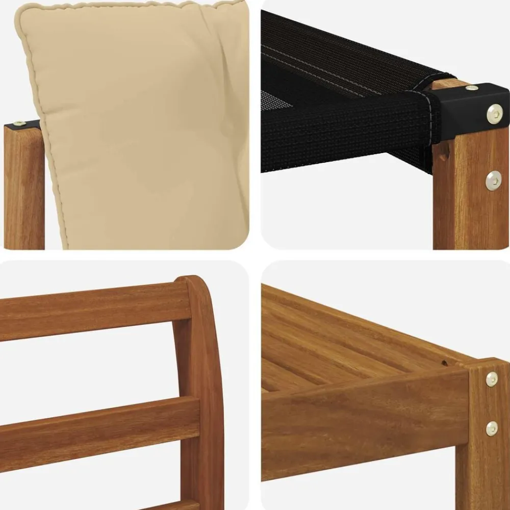 vidaXL Conjuntos De Muebles-Conjunto de sofás de exterior con cojín 5 pcs