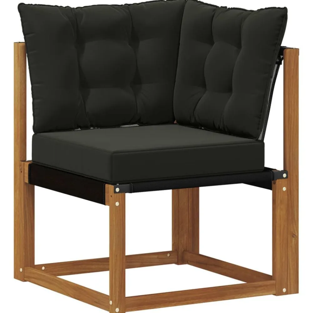 vidaXL Conjuntos De Muebles-Conjunto de sofás de exterior con cojín 7 pcs