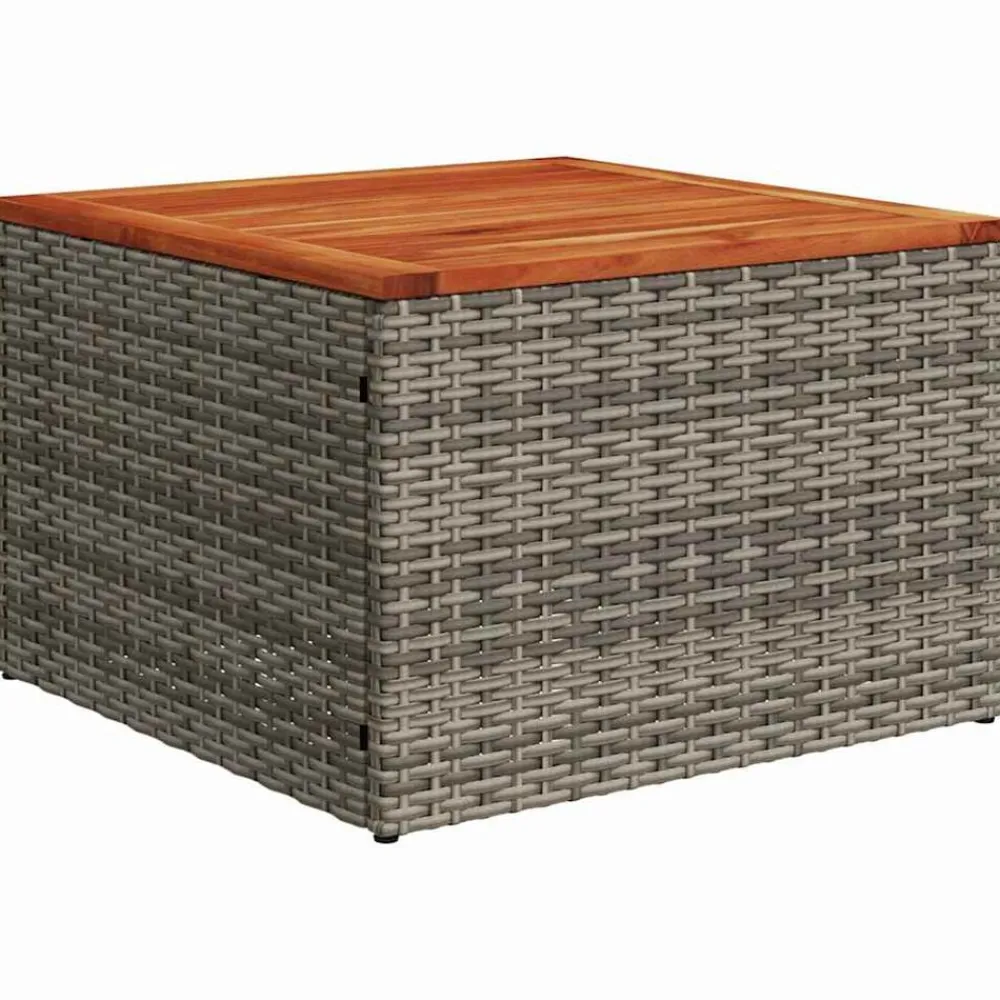 vidaXL Muebles De Jardín-Conjunto de sofás de jardín 10 pcs ratán sintético
