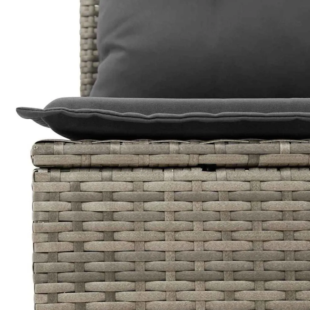 vidaXL Muebles De Jardín-Conjunto de sofás de jardín 10 pcs ratán sintético