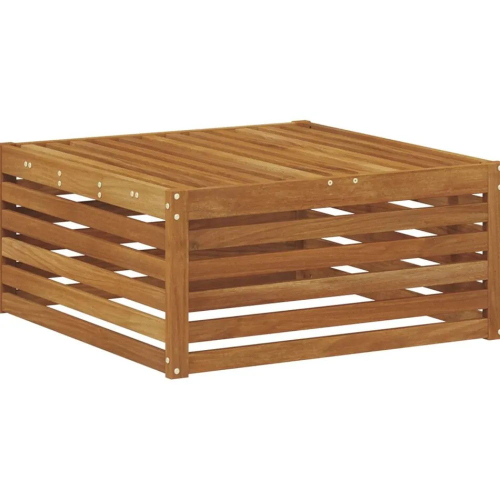 vidaXL Conjunto de sofás de exterior 7 pcs Natural Best