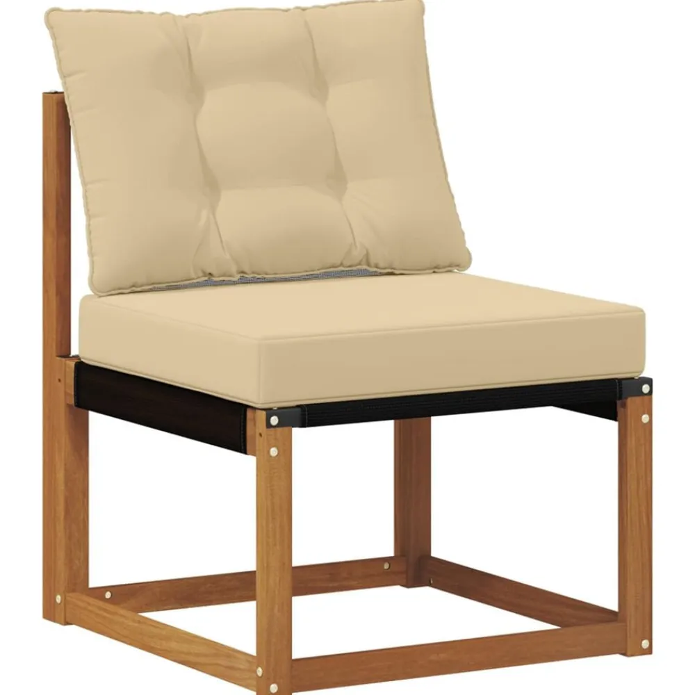 vidaXL Conjuntos De Muebles-Conjunto de sofás de exterior con cojín 7 pcs