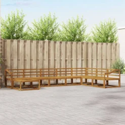 vidaXL Conjuntos De Muebles-Conjunto de sofás de exterior 8 pcs
