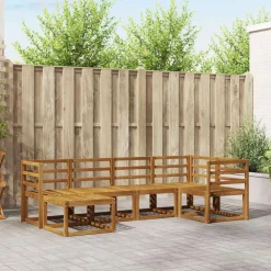 vidaXL Conjuntos De Muebles-Conjunto de sofás de exterior 6 pcs