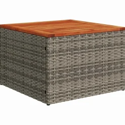 vidaXL Muebles De Jardín-Conjunto de sofás de jardín 9 pcs ratán sintético