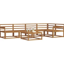 vidaXL Conjuntos De Muebles-Conjunto de sofás de exterior 6 pcs