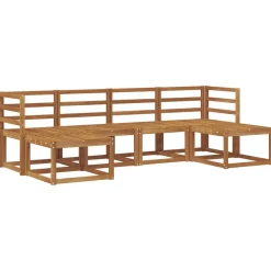 vidaXL Conjuntos De Muebles-Conjunto de sofás de exterior 6 pcs