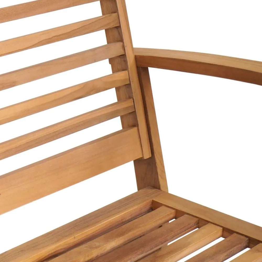 vidaXL Muebles De Jardín-Conjunto de sofás de jardín 5 pcs Madera de teca maciza