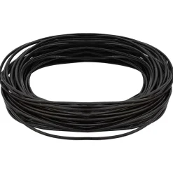 vidaXL Cordón de cuero Marrón Oscuro Ø1 mm x 5 m Cuero Marr&oacute;n oscuro Discount