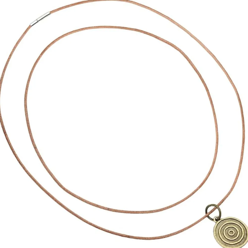 vidaXL Arte Y Ocio-Cordón de cuero Marrón Ø1 mm x 5 m Cuero