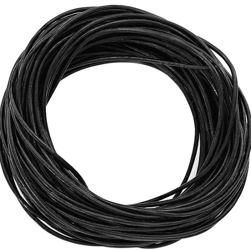 vidaXL Arte Y Ocio-Cordón de cuero Ø1 mm x 5 m Cuero