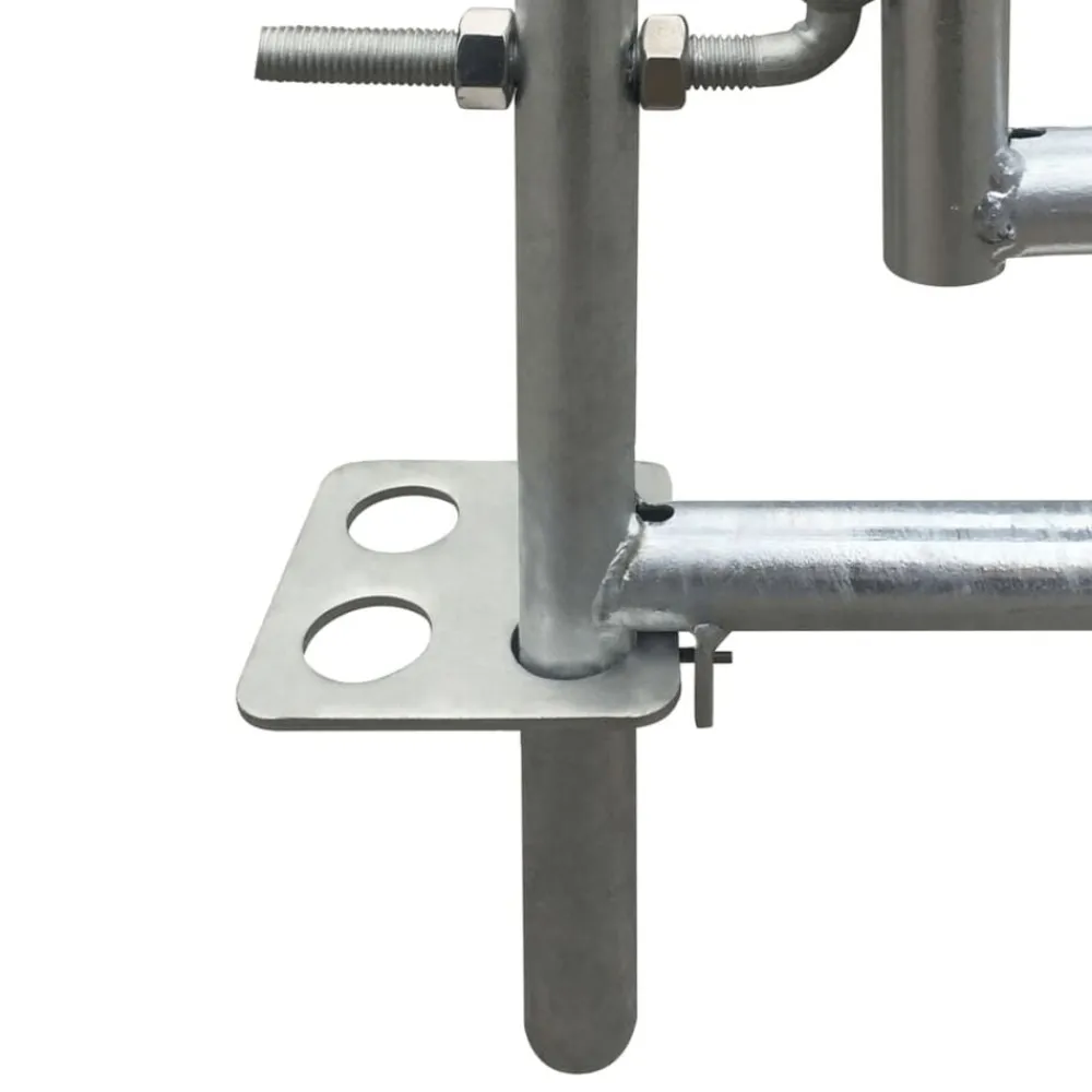 vidaXL Corral para ovejas de 4 paneles acero galvanizado 137x137x92 cm Sale