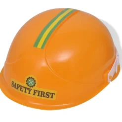 vidaXL Juguetes-correpasillos excavadora de plástico de color amarillo