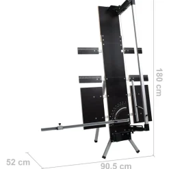 vidaXL Herramientas-Cortador de espuma con patas de aluminio 200 W