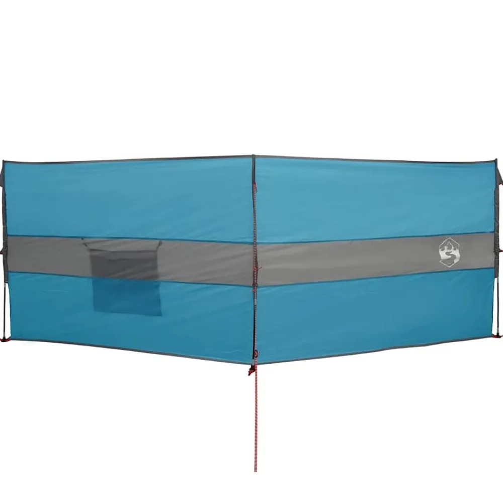 vidaXL Actividades Al Aire Libre-Cortaviento de camping impermeable 344x120 cm