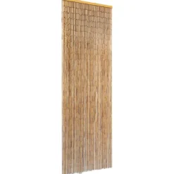 vidaXL Decoración-Cortina de bambú puerta contra insectos 56x185 cm