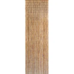 vidaXL Decoración-Cortina de bambú puerta contra insectos 56x185 cm