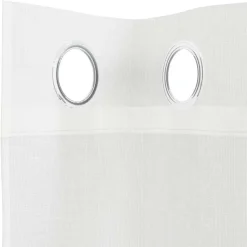 vidaXL Decoración-Cortinas de gasa con ojales 2 uds