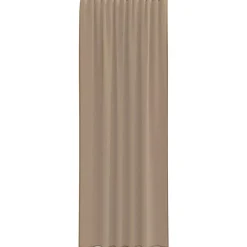 vidaXL Cortinas de gasa con trabillas 2 uds marrón claro 140x260 cm Marr&oacute;n claro