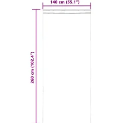 vidaXL Cortinas de gasa con trabillas 2 uds marrón claro 140x260 cm Marr&oacute;n claro