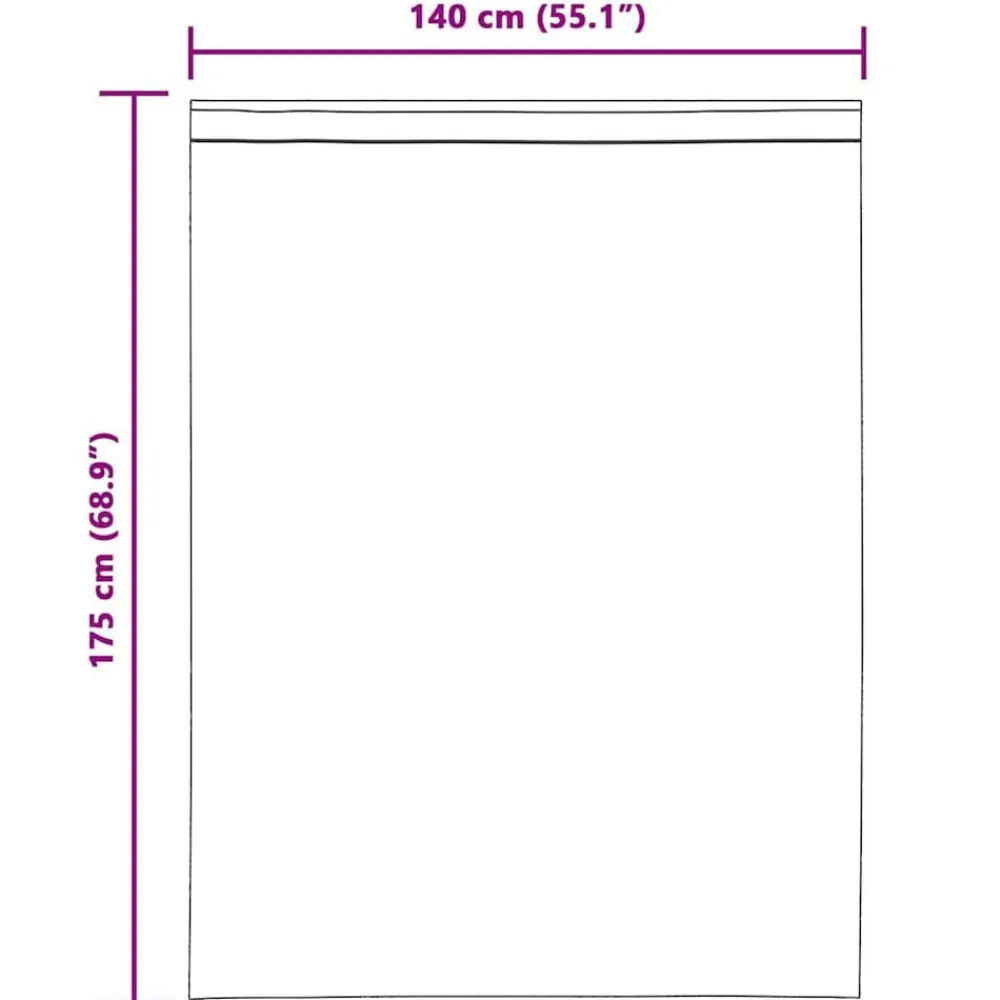 vidaXL Cortinas de gasa con trabillas 2 uds 140x175 cm Gris claro New
