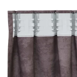 vidaXL Cortinas de Terciopelo 2 pcs Marrón 140 x 140 cm Terciopelo Marr&oacute;n New