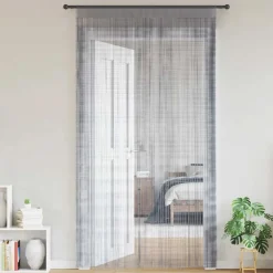 vidaXL Decoración-Cortinas de tiras 2 uds 100x250 cm
