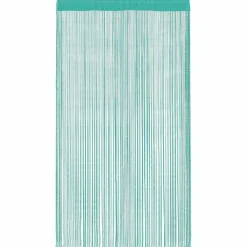 vidaXL Cortinas de tiras 2 uds turquesa 100x250 cm Tuquesa Clearance