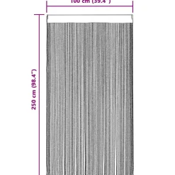 vidaXL Cortinas de tiras 2 uds turquesa 100x250 cm Tuquesa Clearance
