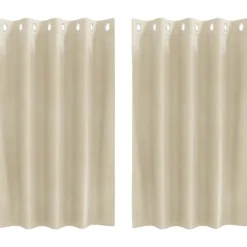 vidaXL Decoración-Cortinas opacas 2 pcs 140 x 140 cm Terciopelo
