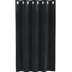vidaXL Cortinas opacas 2 pcs 140 x 140 cm Terciopelo Negro Online
