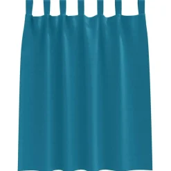 vidaXL Decoración-Cortinas Opacas con Anillas 2 pcs 140 x 140 cm