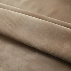 vidaXL Cortinas opacas con ganchos 2 pzas terciopelo 140x175 cm Beige Sale