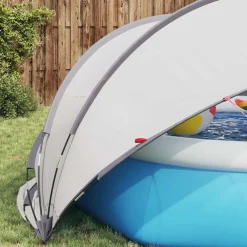 vidaXL Piscina Y Spa-Cúpula para piscina Manual 336 x 322 x 160 cm