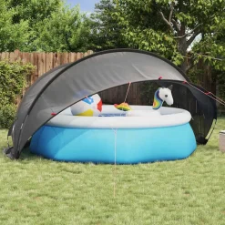 vidaXL Piscina Y Spa-Cúpula para piscina Manual 405 x 405 x 192 cm