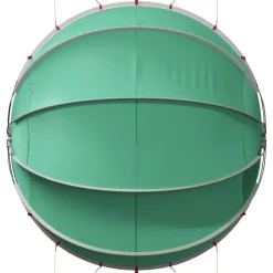 vidaXL Piscina Y Spa-Cúpula para piscina Manual 336 x 322 x 160 cm