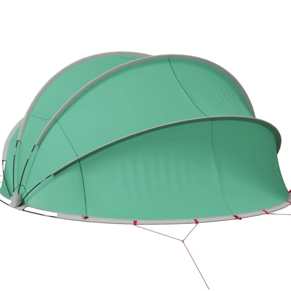 vidaXL Piscina Y Spa-Cúpula para piscina Manual 336 x 322 x 160 cm
