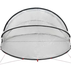 vidaXL Piscina Y Spa-Cúpula para piscina Manual 336 x 322 x 160 cm PVC