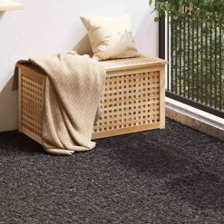 vidaXL Césped artificial 200 x 100 x 4 cm PP y PE Negro Sale