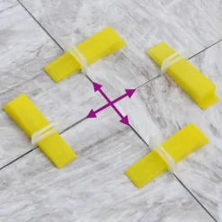 vidaXL Herramientas-Cuñas para nivelación de azulejos 100 unidades