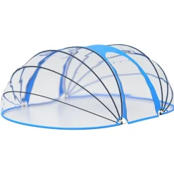 vidaXL Piscina Y Spa-Cubierta capota de piscina 530x410x210 cm