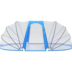 vidaXL Piscina Y Spa-Cubierta capota de piscina 530x410x210 cm