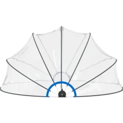 vidaXL Piscina Y Spa-Cubierta capota de piscina 440x220 cm