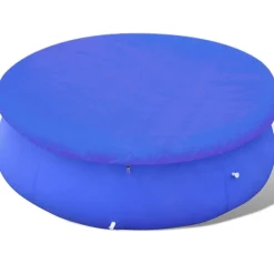 vidaXL Piscina Y Spa-Cubierta de piscina PE 460 cm 90 g/m² redonda